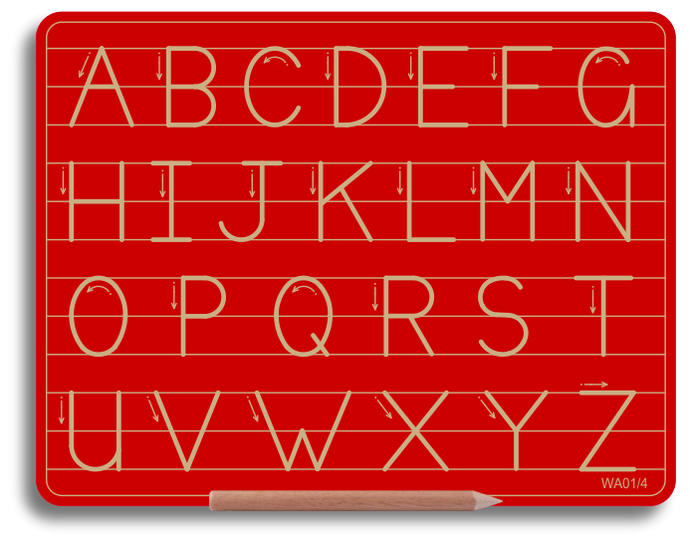 Wooden Alphabet Board -  Capital letters