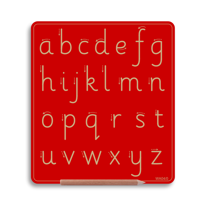 Wooden Alphabet Boards - Lowercase Sassoon