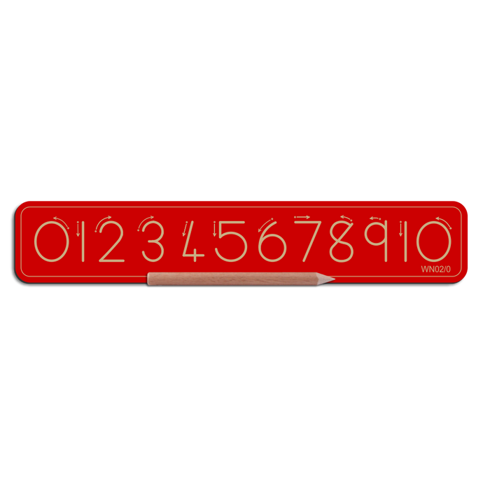 Wooden Number Board 0 to 10