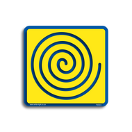 Wooden Spiral Doodle Board for bilateral integration