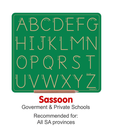 Wooden Capital Alphabet Board - Sassoon