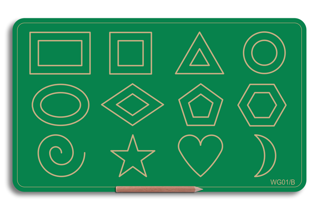 Wooden Big Shapes Board – WriteRight