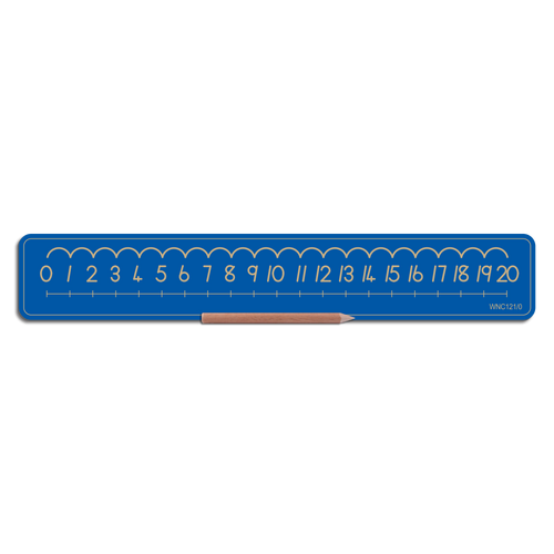 Number line 0 to 20 Counting in 1's - Std Print