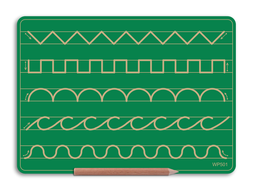 Wooden 5 Pattern Board